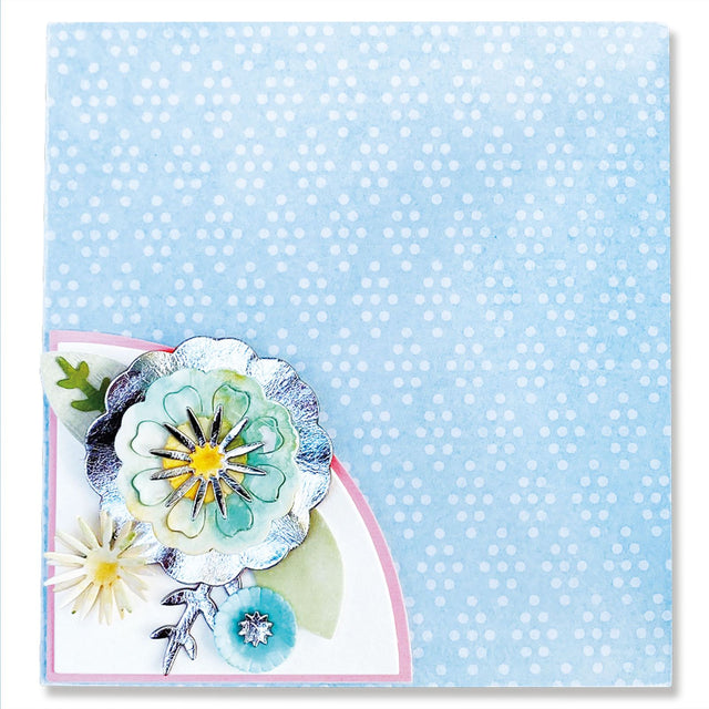 Sizzix • thinlits die folio page lommeblomster
