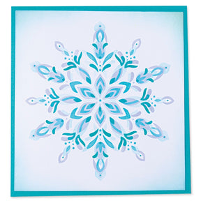 Sizzix • lagdelte stencils snefnug 4 stk