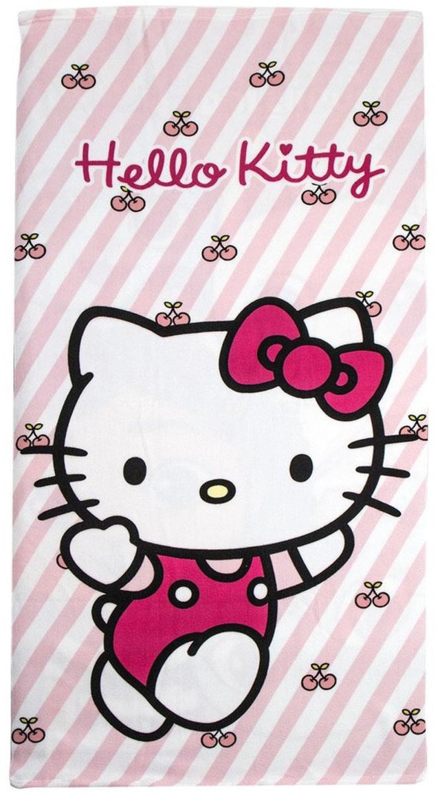 Hello kitty strandlaken 70 x 140 cm - polyester