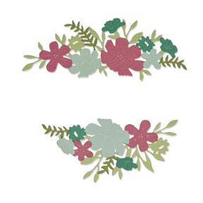 Sizzix • thinlits die sæt vilde blomstergrænser af lisa jones