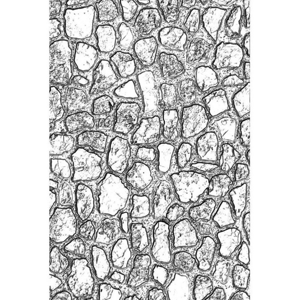 Sizzix • tim holtz 3-d tekstur falmer embossing folder brosten #2
