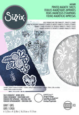 Sizzix • trykte magnetark 16,51x11,11cm 3stk