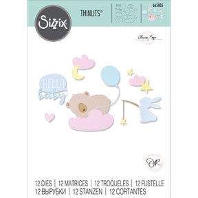 Sizzix • thinlits die sæt hej baby