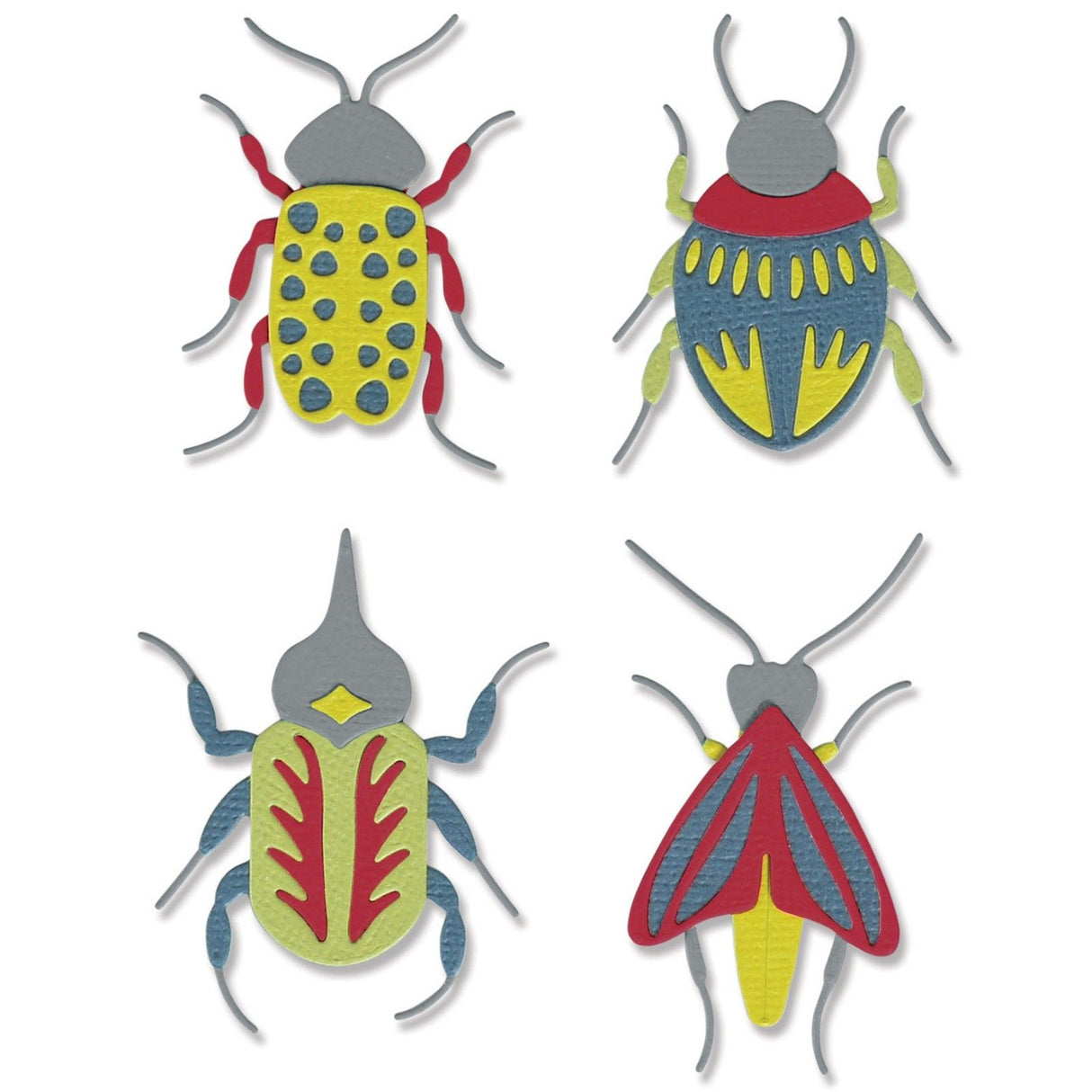 Sizzix • fortynder disse sæt mønstrede insekter