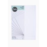 Sizzix • surfacez karton a4 hvid 60 ark