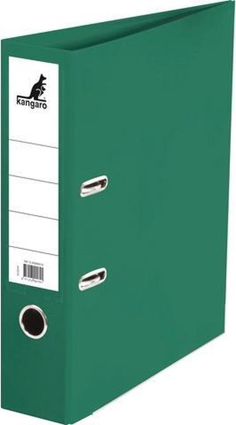 Kangaro ordner - a4 - 2-rings - groen - rugbreedte 75mm