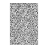 Sizzix • 3-d teksturerede aftryk prægning af mappe ornamental spiral