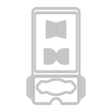 Sizzix • thinlits die sæt bibliotekslomme atc kortfaner 5 stk