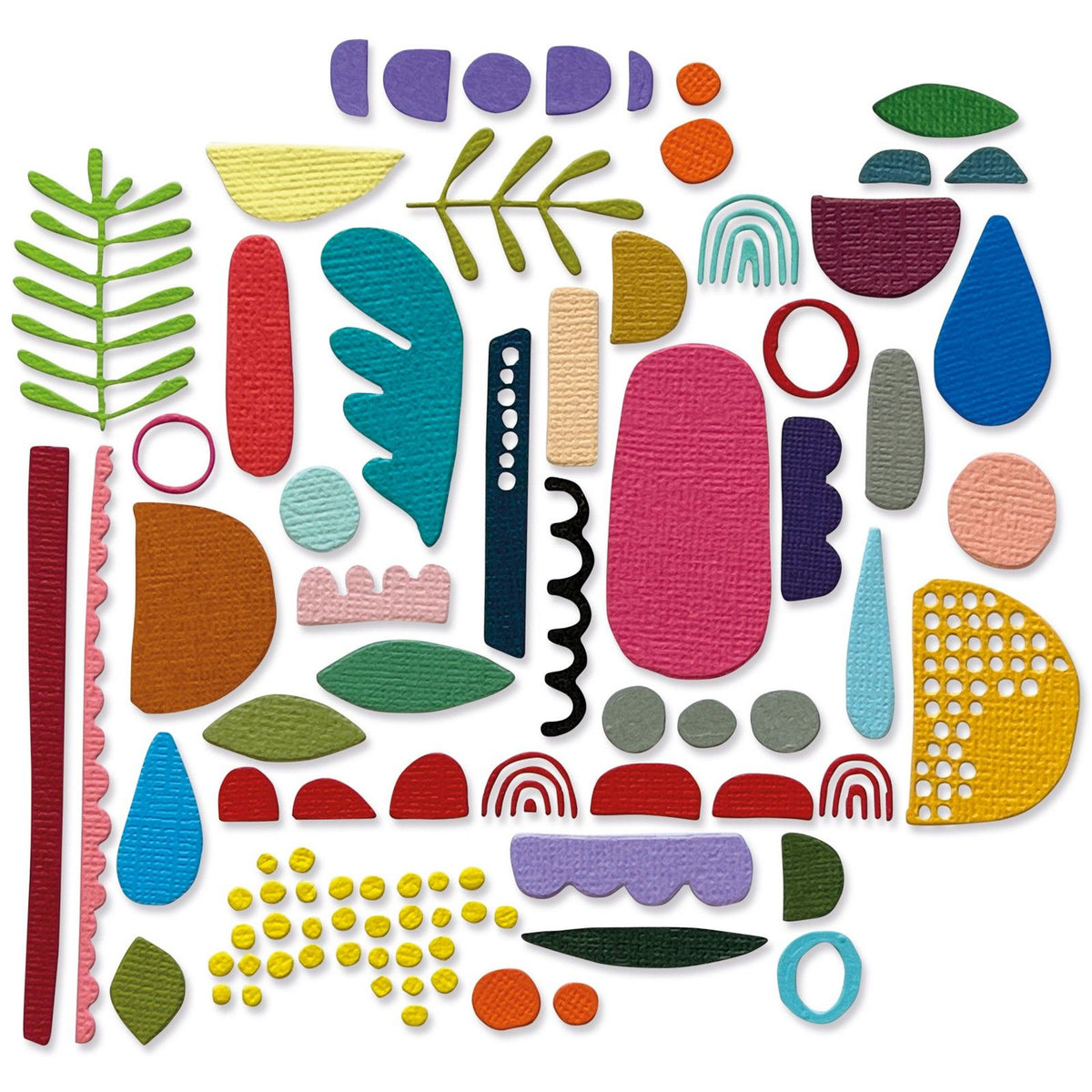 Sizzix • tim holtz thinlits die sæt abstrakte elementer 43stk