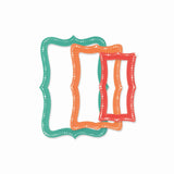 Sizzix • framelits die sæt fantasifuldt doris prikket top note 8 stk