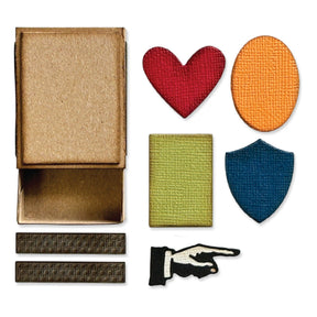 Sizzix • Vault tændstikæske af Tim Holtz