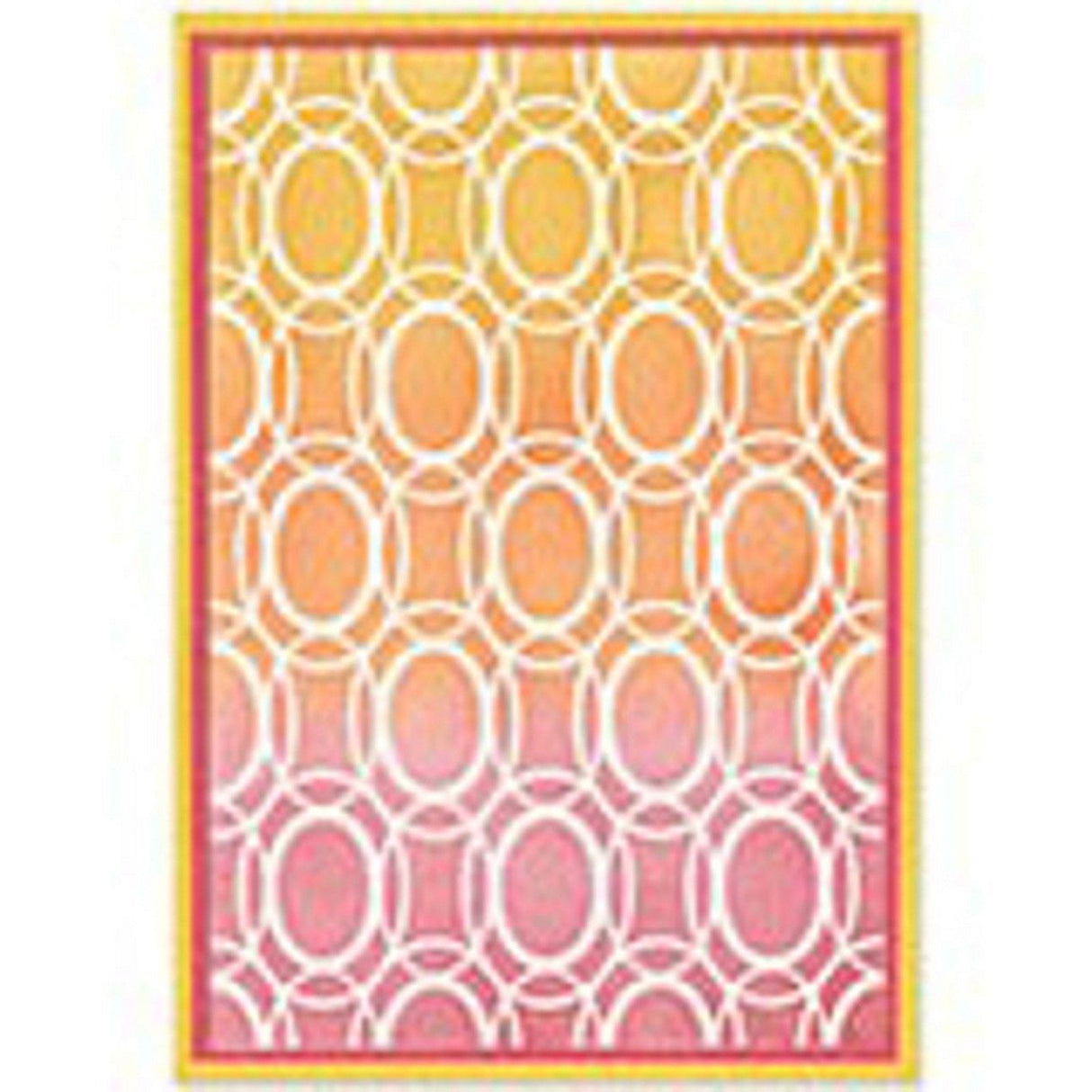 Sizzix • stencil a6 kosmopolitiske gyldne ringe nr.2
