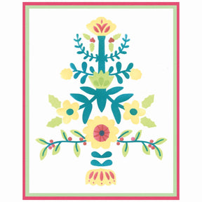 Sizzix • lagdelte stencils a6 folketræ 4stk