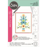 Sizzix • lagdelte stencils a6 folketræ 4stk