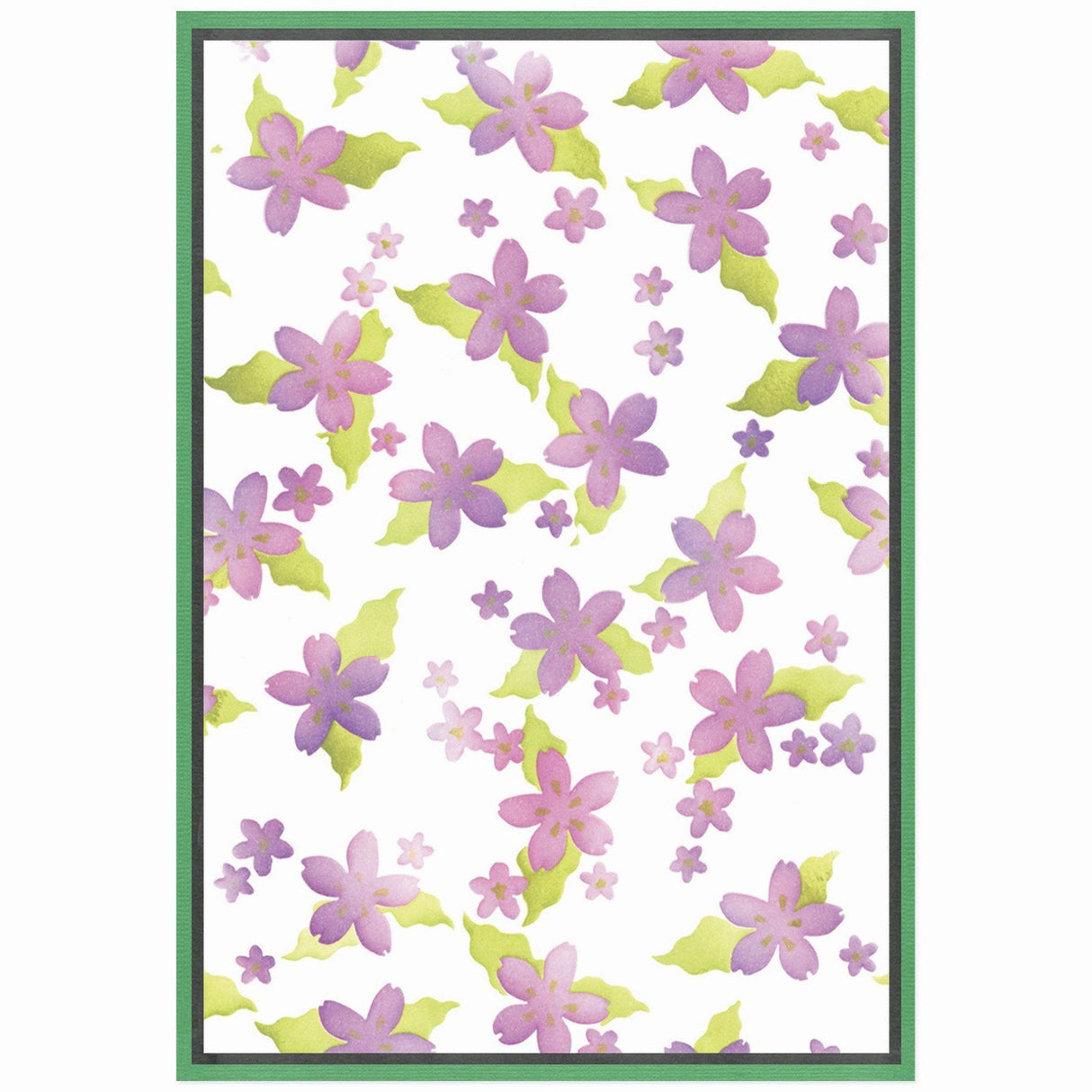 Sizzix • kosmopolitisk stencil a5 kronblade pryd 2stk