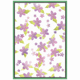 Sizzix • kosmopolitisk stencil a5 kronblade pryd 2stk