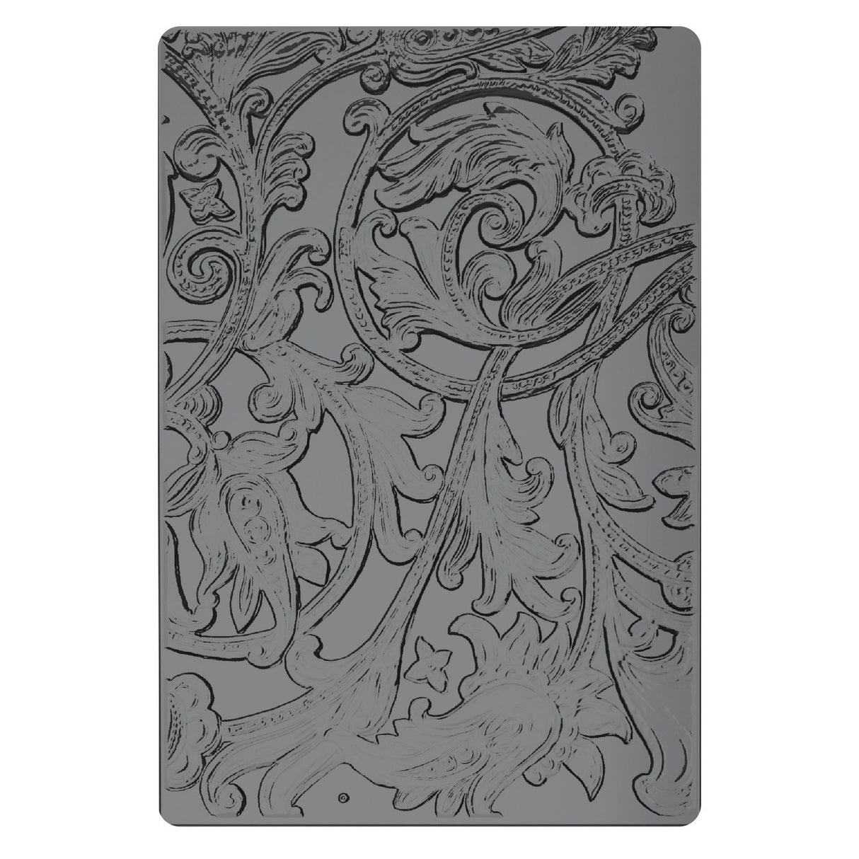Sizzix • 3-d tekstur falmer prægningsmappe sammenfiltret stor a5 af tim holtz