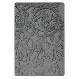 Sizzix • 3-d tekstur falmer prægningsmappe sammenfiltret stor a5 af tim holtz