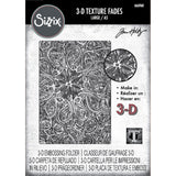 Sizzix • 3-d tekstur falmer prægningsmappe indgraveret a5 af tim holtz