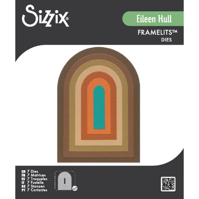 Sizzix • framelits 7 stk. matricesæt tunnelbuer af eileen skrog