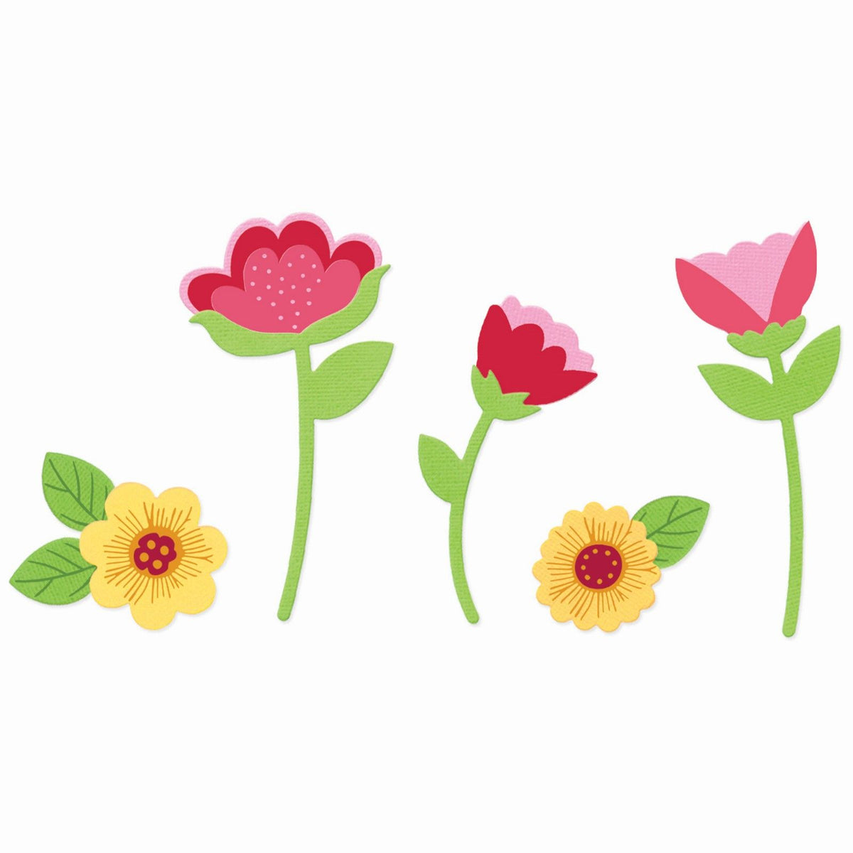 Sizzix • framelits die sæt whimsy blooms nr.2 by catherine pooler 16stk