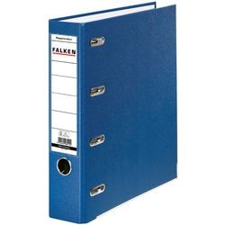 Dobbeltbind falken a5 70 mm pap, pp (polypropylen) blå 4-ringe 1 stk.