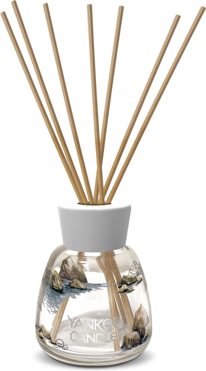 Yankee lys - rav sandeltræ duftstænger 100 ml - parfume til hjemmet - aroma diffuser