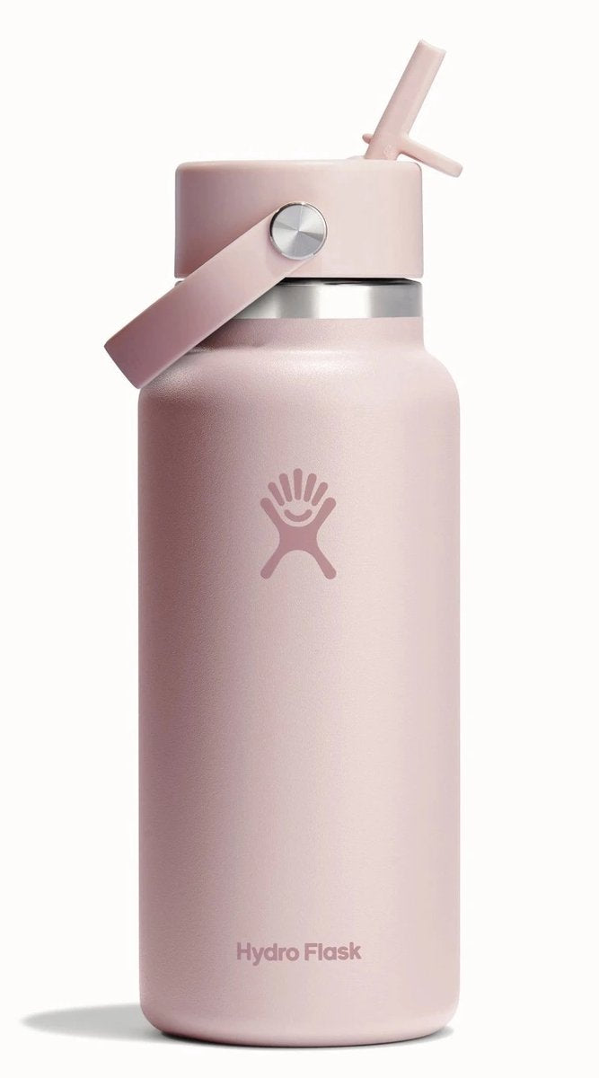 Hydroflaske bred mund flex halmhætte drikkeflaske (946 ml) - trillium