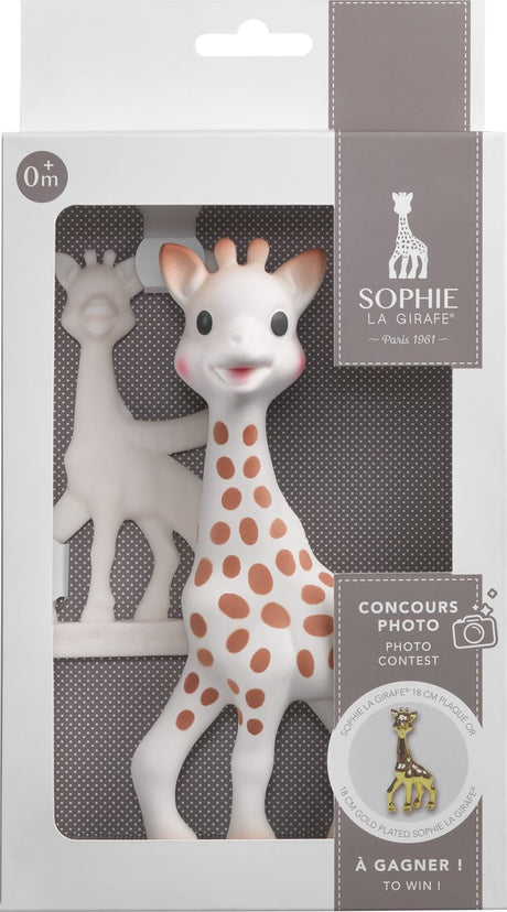 Sophie the giraffe award sæt - børnelegetøj - bidering - babylegetøj - 100% naturgummi - BPA-PVC-fri - 2 stk.