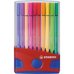 Stabilo viltstift pen 68 kleurenassortiment 20 stuks