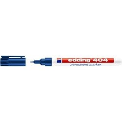 Permanent markør edding 404 rund spids 0,75 mm blå