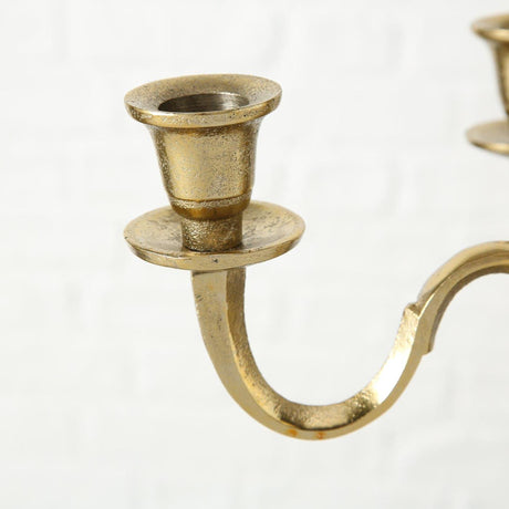 Boltze home lysestage guld 30x30x40cm