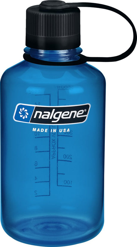 Nalgene - flaske med smal mund - drikkedunk - vandflaske - lækagesikker - 500 ml - bpa fri - sustain - skifer