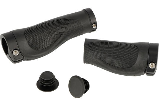 Trivio - cykelhåndtag nexus 128 95 gummi ergonomisk lock-on sort