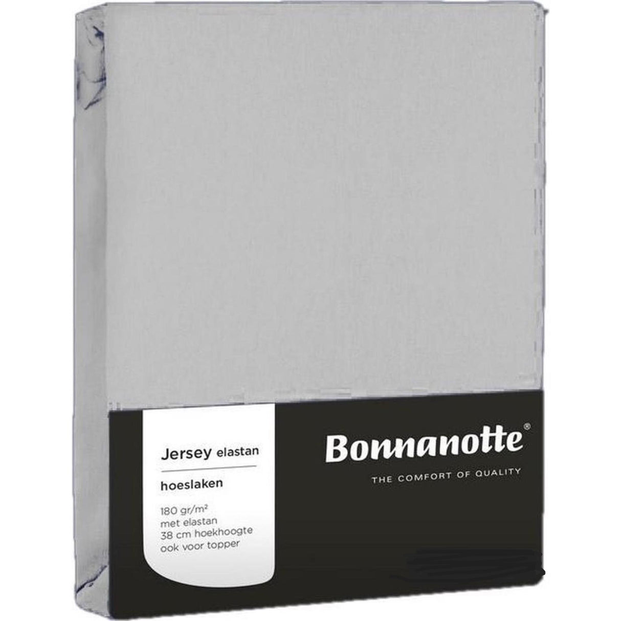 Bonnanotte pasform jersey elastan lysegrå 90x200cm