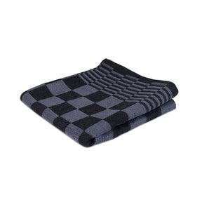 Wecoline weco viskestykke ternet sort 70x70cm (6 stk.)