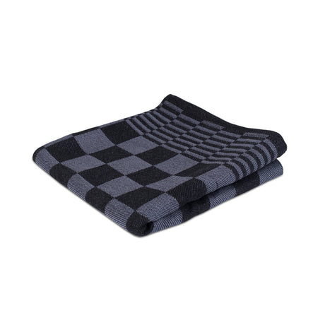 Wecoline weco viskestykke ternet sort 70x70cm (6 stk.)
