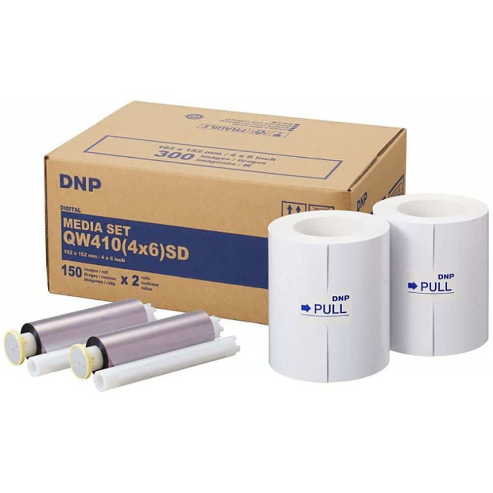 DNP-papir 300 udskrifter Standard SD 10x15 til DP-QW410