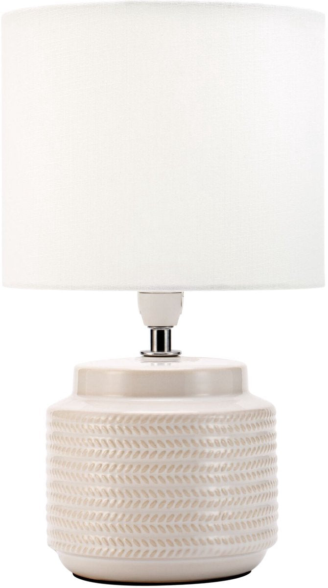 Pauleen LED bordlampe bright soul - e14 - max 20w - stue, soveværelse spisestue - cremebeige