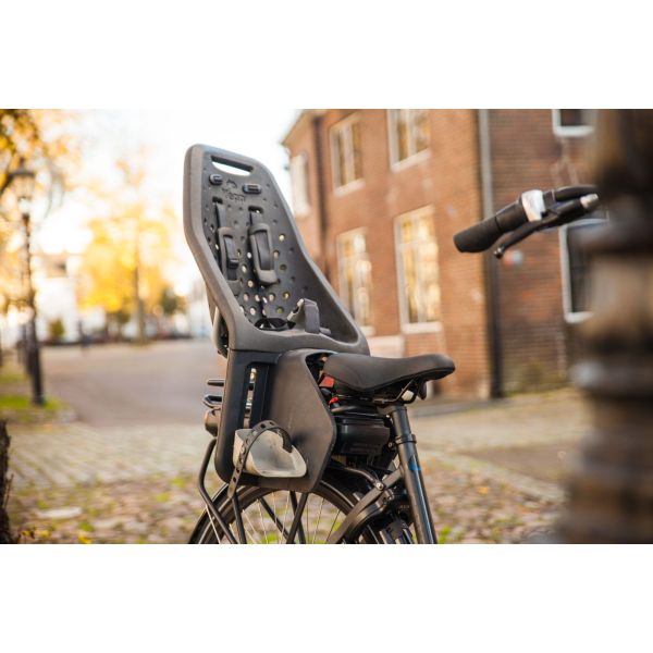 Universal e-cykelopsætningsbærer til børnesæder sølv