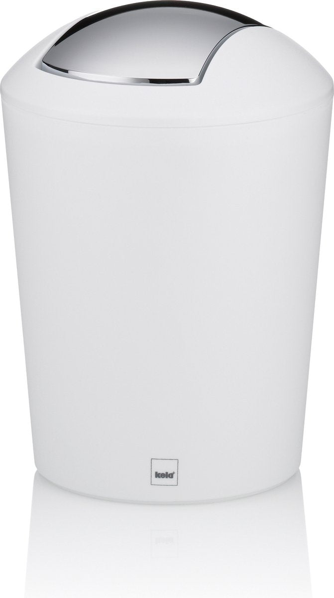 Kela marta swing affaldsspand - 1,7 l - hvid -