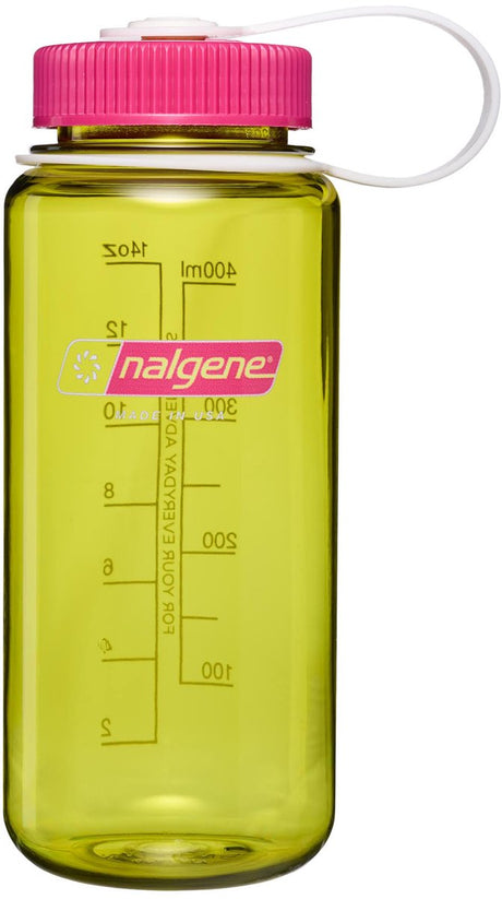 Nalgene - bredmundet flaske - drikkedunk - vandflaske - 500ml - endive m fuchsia lilla sustain ny!