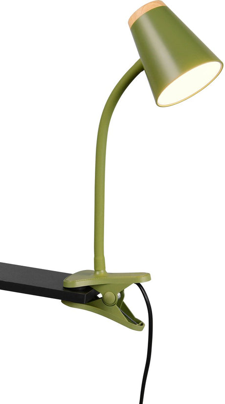 Rl live your light reality pongo - klemme lys - grøn - inkl. 1x SMD 4,5 W - fleksibel - højspændings LED printkort - ikke dæmpbar - klemlampe