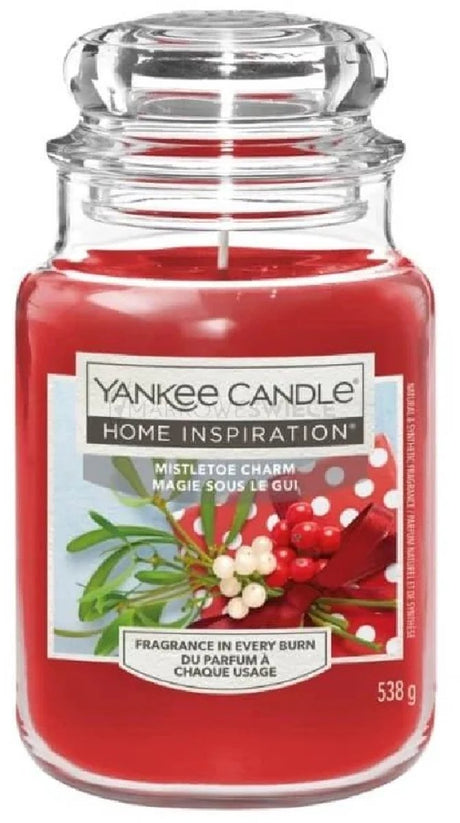 Yankee lys hjem inspiration - mistelten charme stor krukke - 150 brændende timer