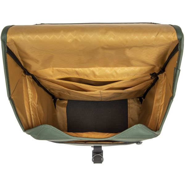 Odense Single Bicycle Bag - Vand -Repellent - 17,5L - Black Green
