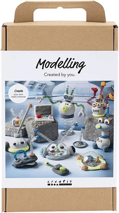 Kreativ virksomhed https: www.cchobby.nl hobbyset-boetseren-robot-blue-gray-red-silvered-1-box