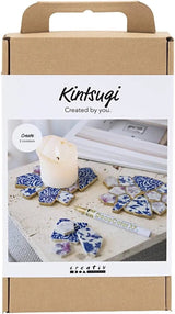 Kreativ virksomhed https: www.cchobby.nl hobbyset-kintsugi-coaster-blue-gold-lightred-white-1-box