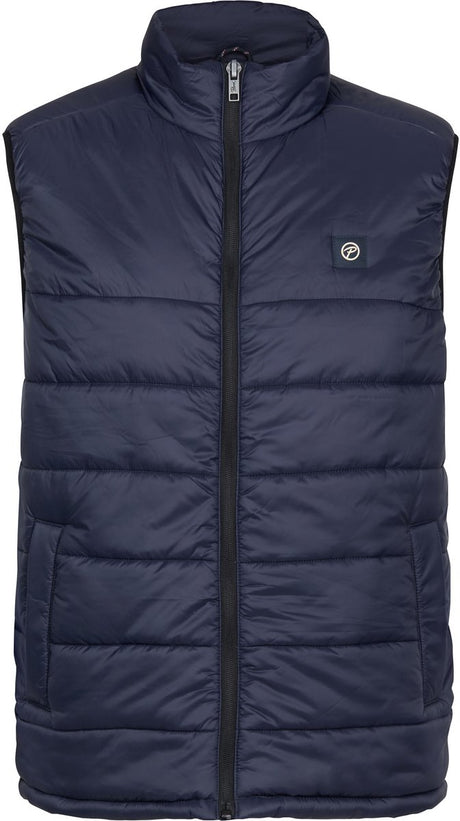 Petrol industries - heren gewatteerde bodywarmer dawson - blauw - maat l