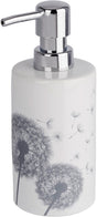 Wenko zeepdispenser astera 360 ml 7 x 18 cm keramiek wit grijs