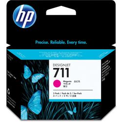 Blækpatron hp 711 cz135a magenta 3 stk